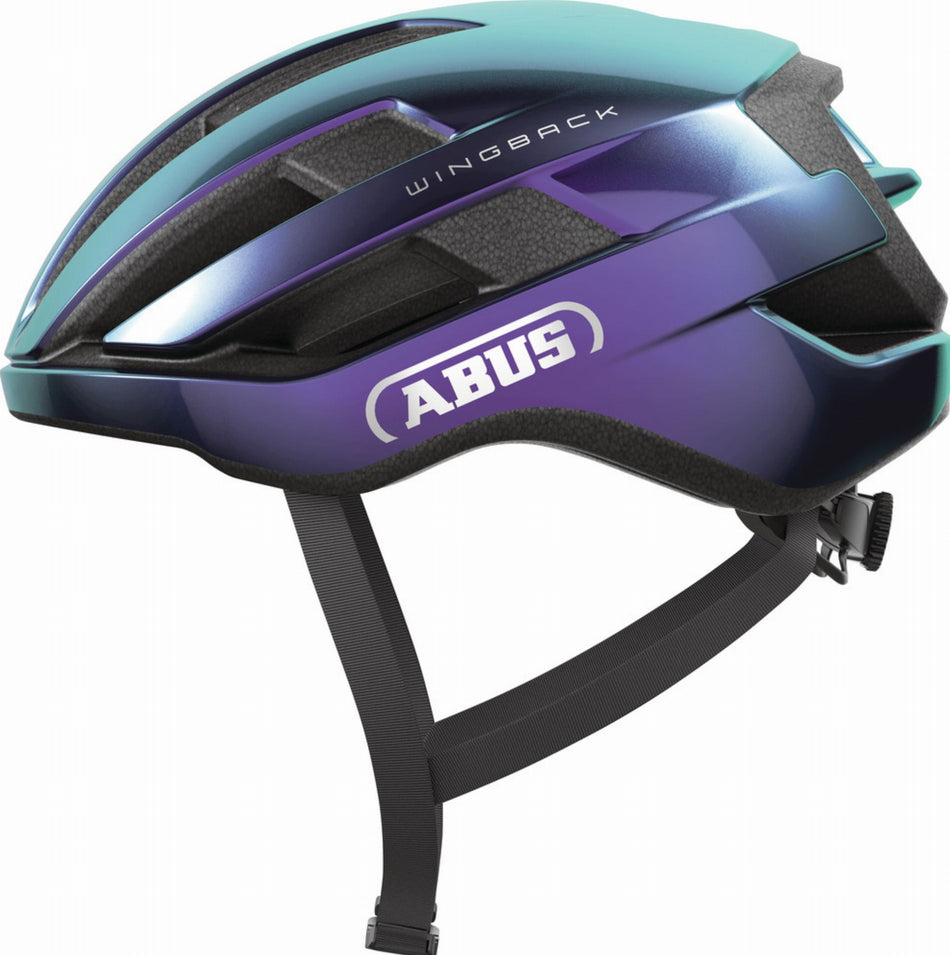 Abus WingBack Rennrad-Helm flip flop purple