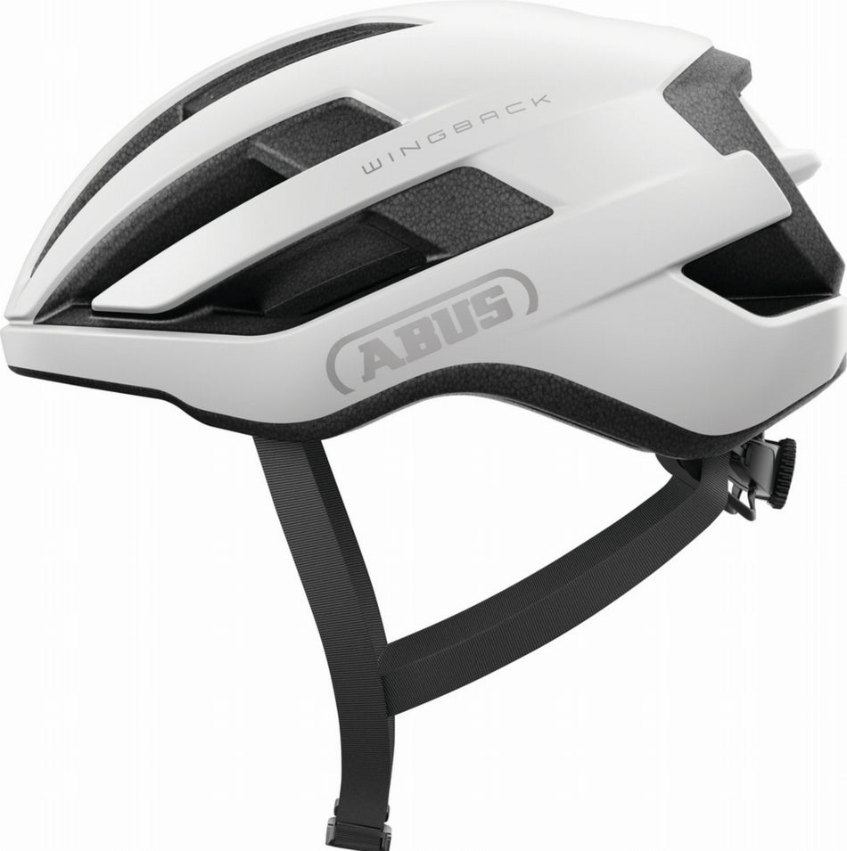 Abus WingBack Rennrad-Helm polar white