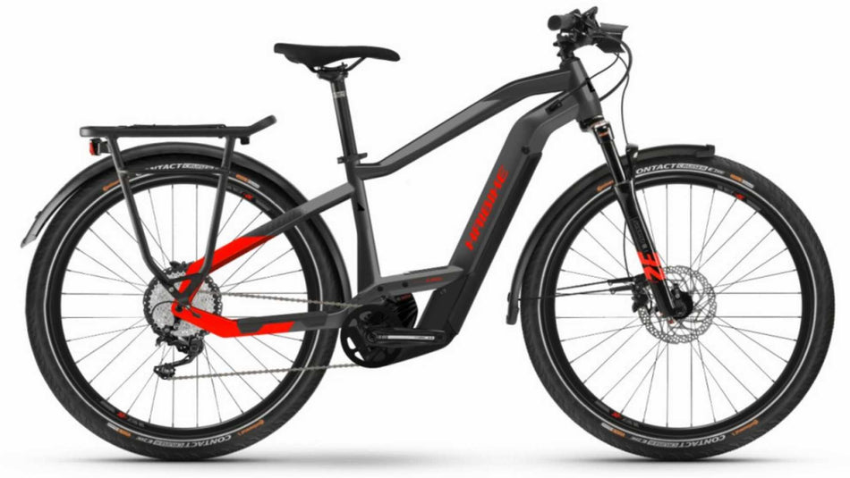 Haibike Trekking 9 625 Wh E-Bike Diamant 27,5" anthracite/red