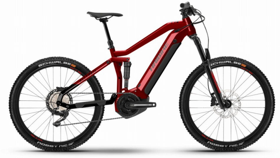 Haibike AllTrail 5 630 Wh E-Bike Fully 27,5" gloss dyn red black ink