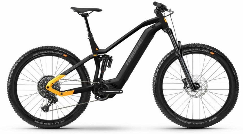 Haibike Nduro 6 630 Wh E-Bike Fully 29"/27,5" matte-gloss anthr mango