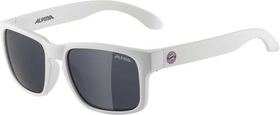 Alpina Mitzo Kinderbrille white matt/mirror black