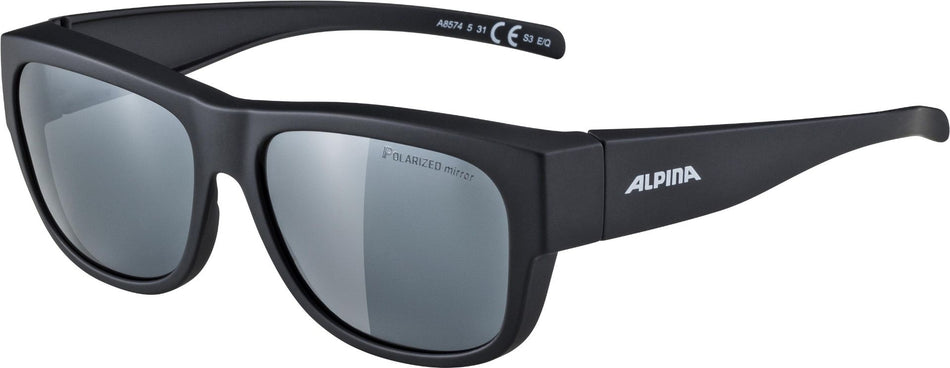 Alpina Overview II P Sportbrille black matt/polarisation mirror black one size