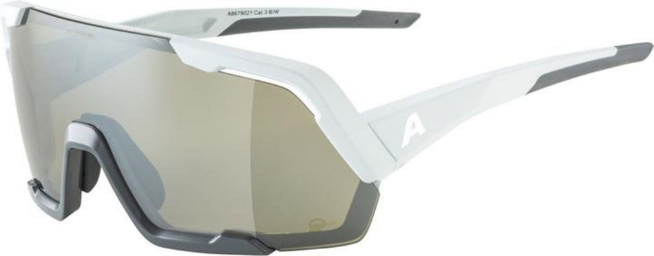 Alpina Rocket Q-Lite Sportbrille smoke-grey matt/mirror silver one size