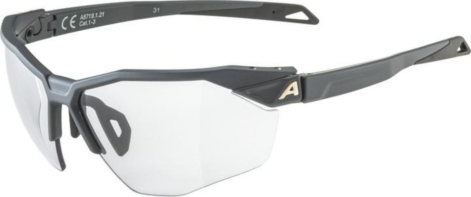 Alpina Twist Six HR V Sportbrille midnight-grey matt/varioflex+ black one size