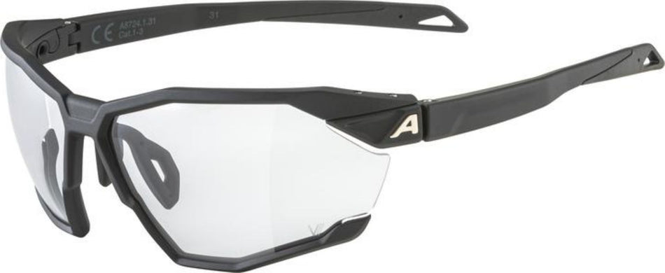 Alpina Twist Six V Sportbrille black matt/varioflex black one size