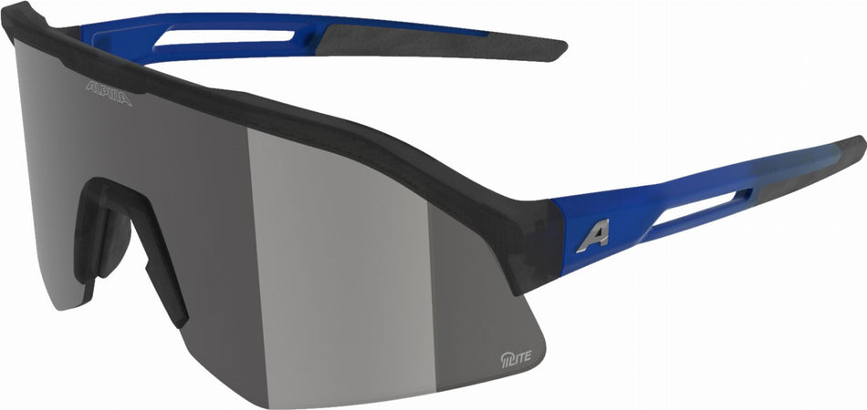 Alpina Sonic HR Q-Lite Sportbrille midnight-grey matt/mirror silver one size