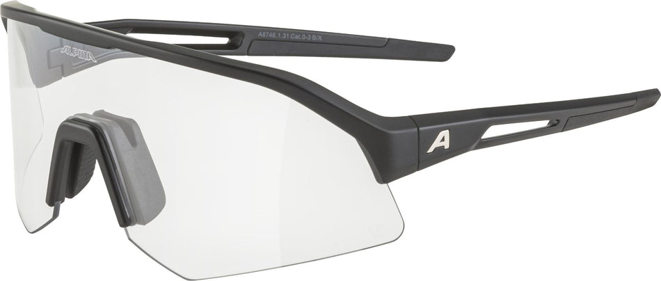 Alpina Sonic HR V Sportbrille black mat/varioflex black one size