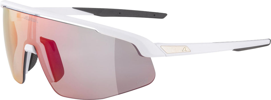 Alpina Turbo Pro QV Sportbrille white matt/mirror rainbow one size