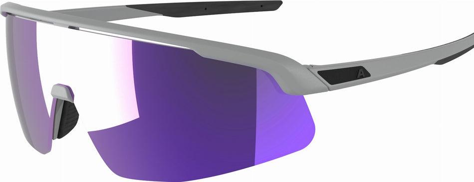 Alpina Turbo Pro S Q Sportbrille smoke-grey matt/mirror pink one size