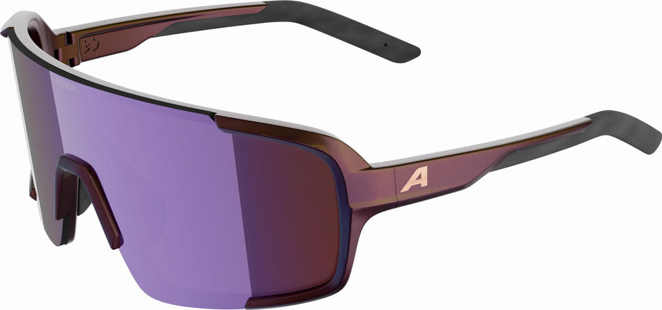 Alpina Lumin Sportbrille black-purple matt/mirror pink one size