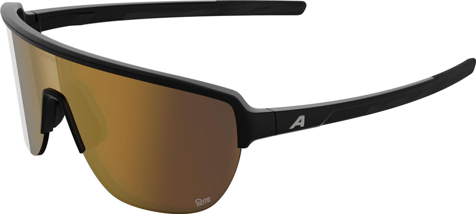 Alpina Ram 2.0 Q-Lite Sportbrille black matt/mirror gold one size