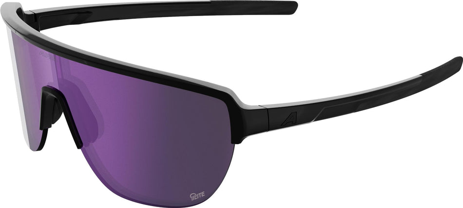 Alpina Ram 2.0 Q-Lite Sportbrille black gloss/mirror purple one size