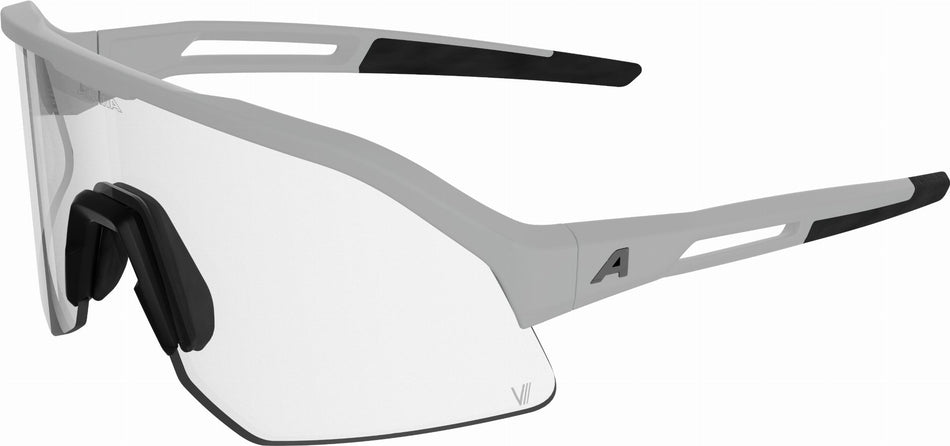 Alpina Sonic HR M V Sportbrille white matt/varioflex black one size