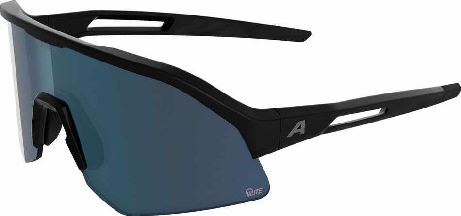 Alpina Sonic HR M Q-Lite Sportbrille black matt/mirror blue one size