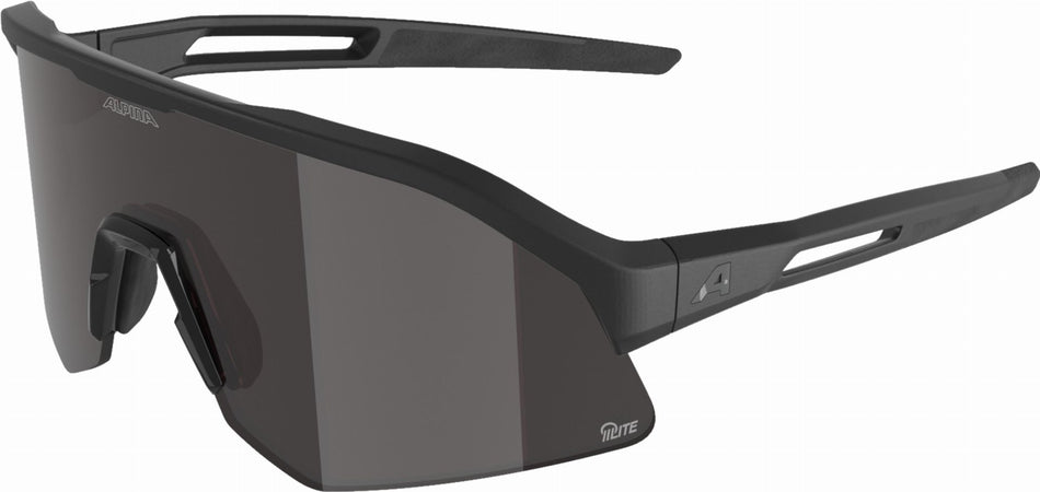 Alpina Sonic HR M Q-Lite Sportbrille black matt/mirror silver one size