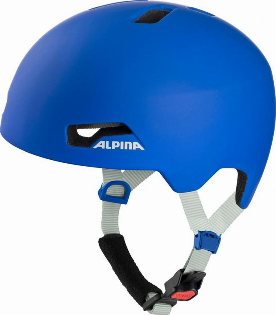 Alpina Hackney Kinder-Helm royal-blue matt