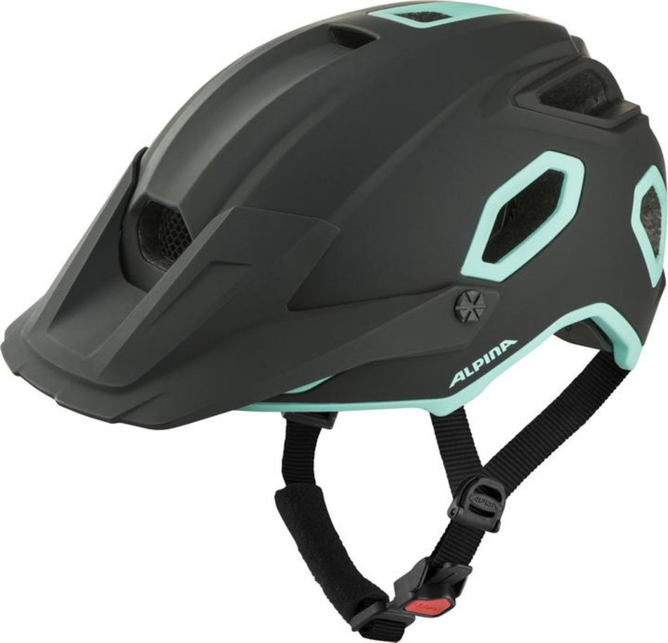 Alpina Croot Mips MTB-Helm black-turquoise matt 52-57 cm