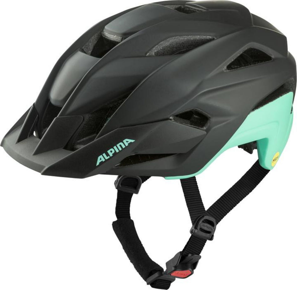 Alpina Stan Mips MTB-Helm black-turquoise matt
