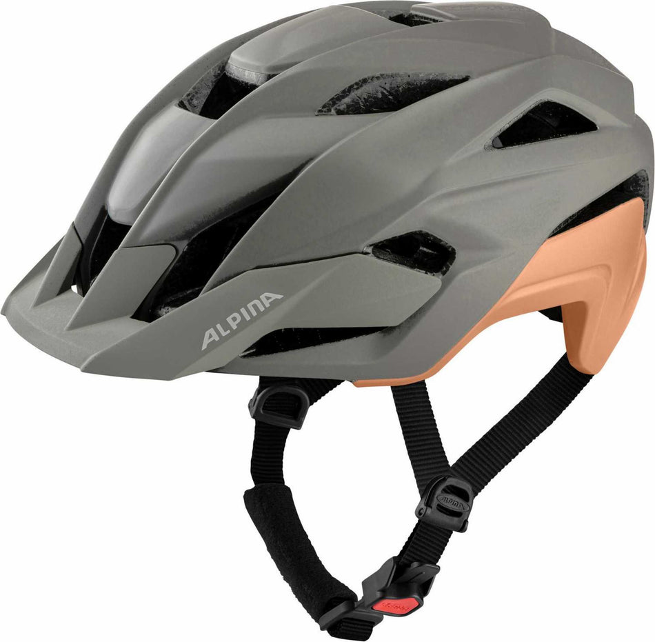 Alpina Kamloop MTB-Helm moon grey-peach matt