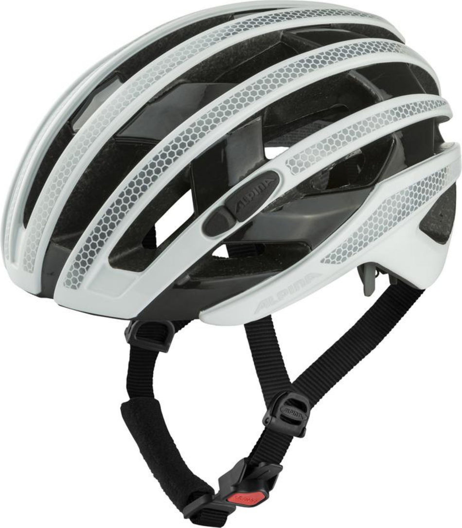Alpina Ravel Reflective Helm white gloss