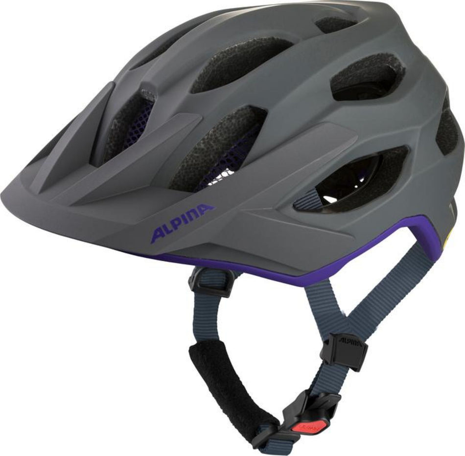Alpina Apax Mips MTB-Helm midnight-grey purple matt 52-57 cm