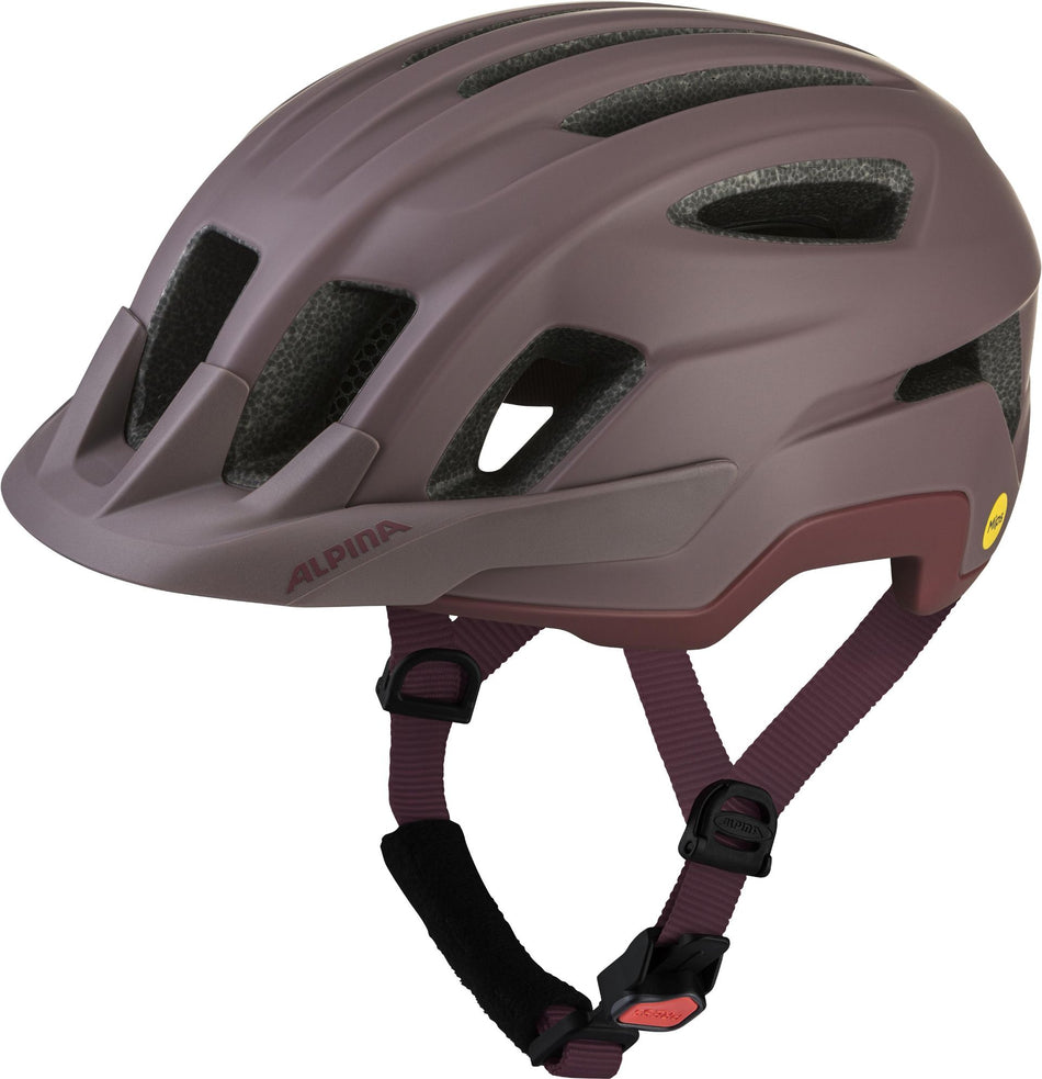 Alpina Paranus Mips Helm raisin matt