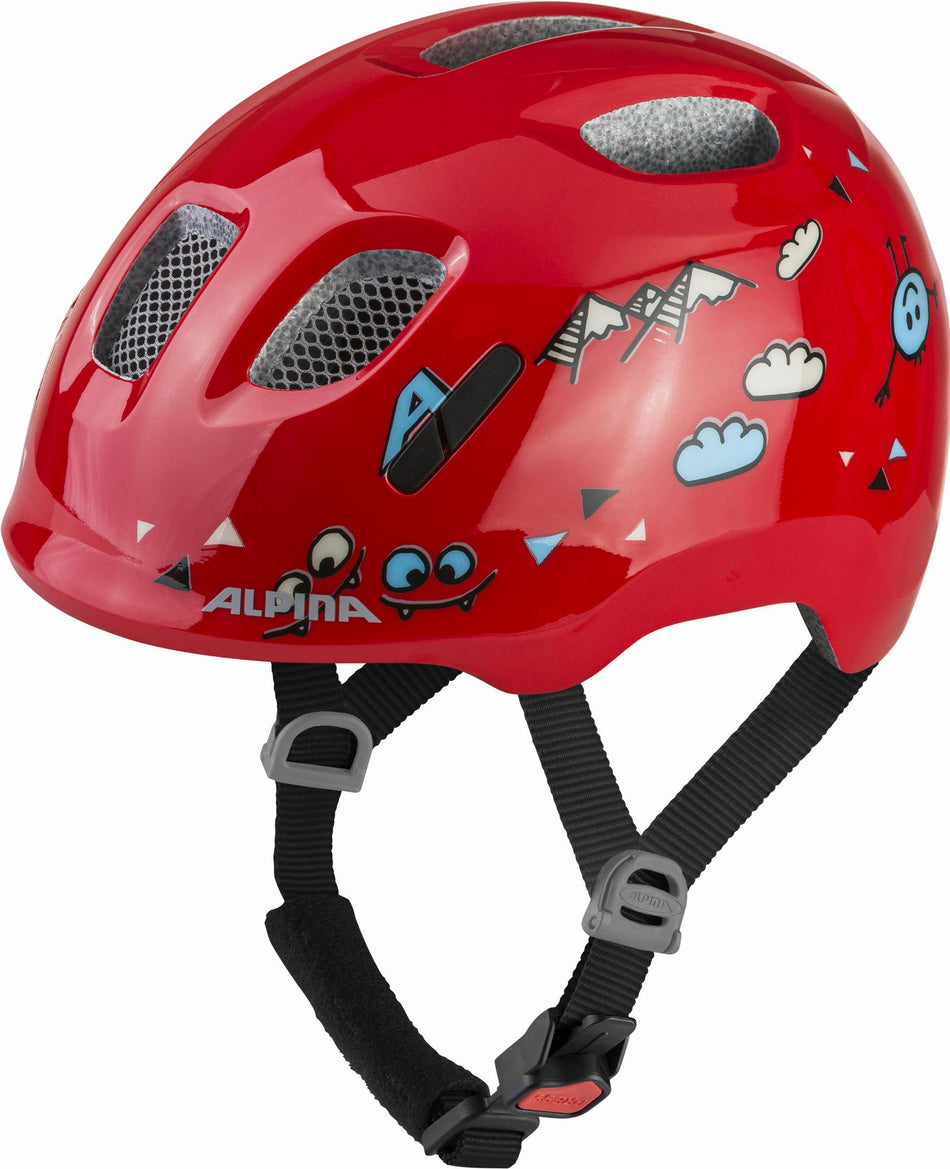 Alpina Ximo 2 Kinder-Helm red smile gloss