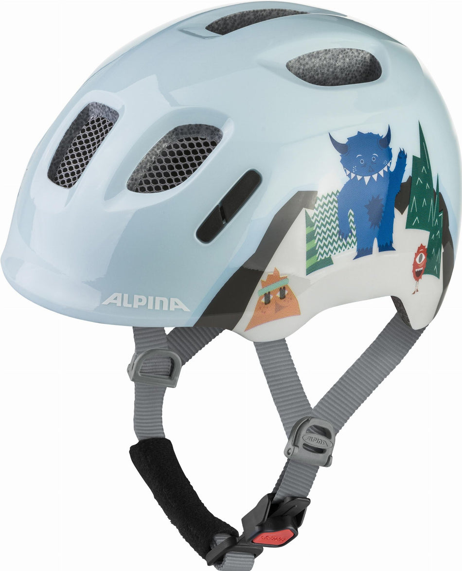 Alpina Ximo 2 Kinder-Helm mountain monster gloss