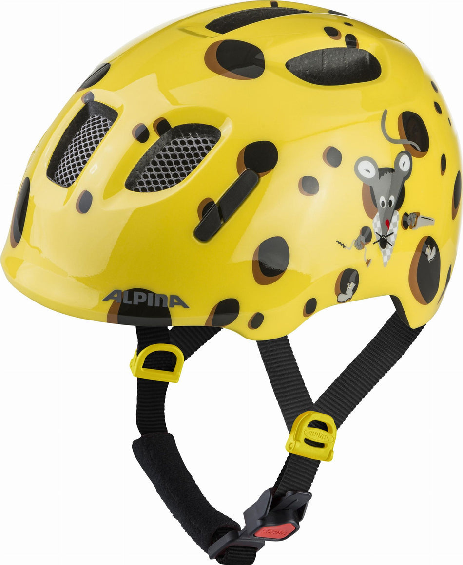 Alpina Ximo 2 Kinder-Helm yellow gouda gloss