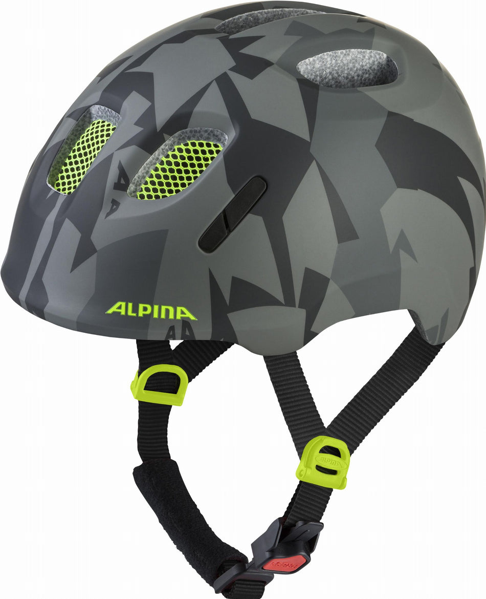 Alpina Ximo 2 LE Kinder-Helm black neon camo matt
