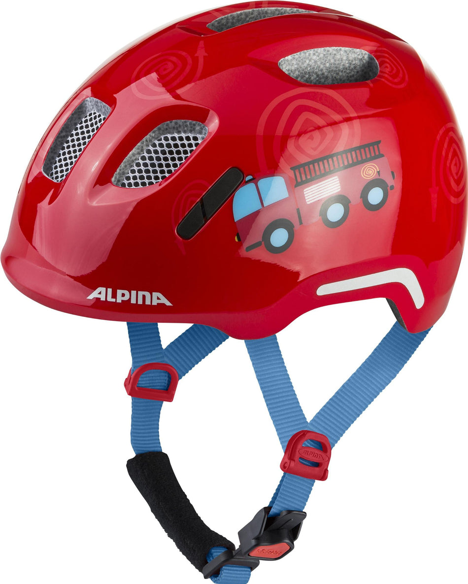 Alpina Ximo 2 Flash Kinder-Helm fire fighter gloss