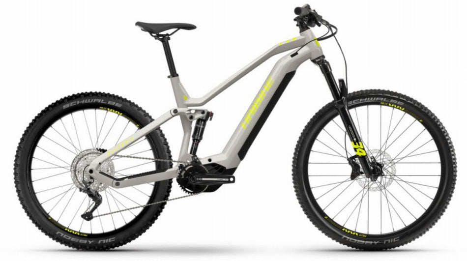 Haibike AllTrail 3 720 Wh E-Bike Fully 29"/27,5" grey/neon yellow - gloss