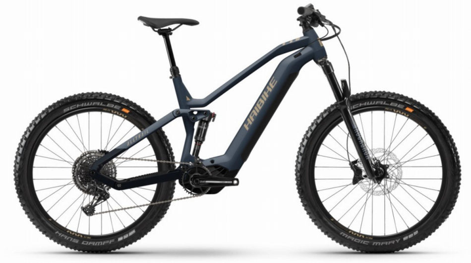 Haibike AllTrail 6 720 Wh E-Bike Fully 27,5" blue/caramel - matt&gloss