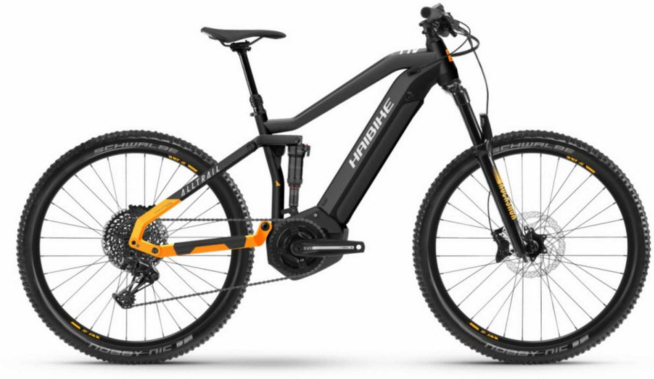 Haibike AllTrail 6 630 Wh E-Bike Fully 29" matte-gloss black mango