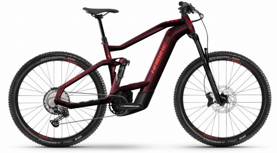 Haibike AllTrail 8 625 Wh E-Bike Fully 27,5" tuscan/neon red - gloss