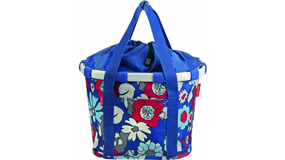 KLICKfix Bikebasket Lenkertasche florist indigo 15 L