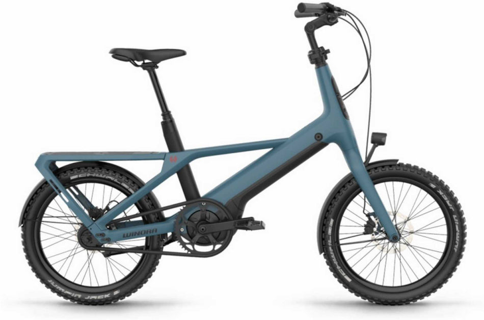 Winora Radius 500 Wh E-Bike Kompakt 20" greyblue matt 40