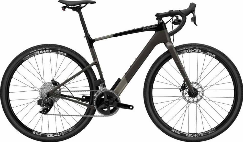 Cannondale Topstone Carbon Rival AXS Gravelbike Diamant 28" smoke black