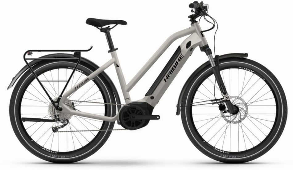 Haibike Trekking 3 500 Wh E-Bike Trapez 27,5" warm grey/black - gloss