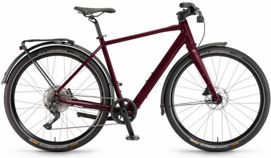 Winora E-Flitzer 250 Wh E-Bike Diamant 27,5" darkcherry matt