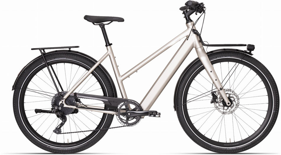 Coboc Bristol TPZ 360 Wh E-Bike Trapez 27,5" riesling silver, matt