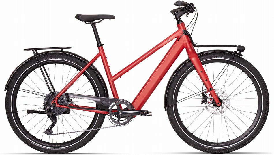 Coboc Bristol TPZ 360 Wh E-Bike Trapez 27,5" district red, matt