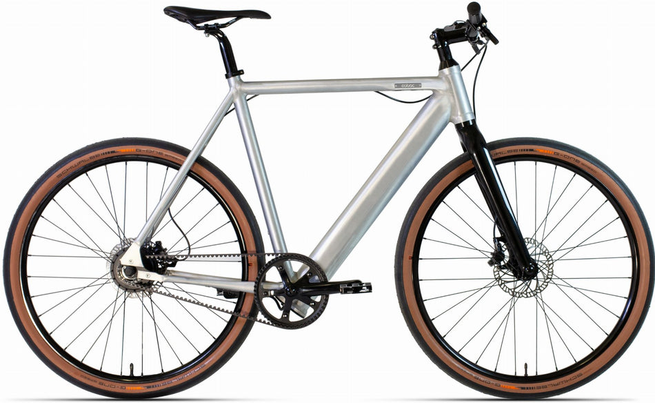 Coboc Brooklyn FAT 360 Wh E-Bike Diamant 27,5" raw finish, matt