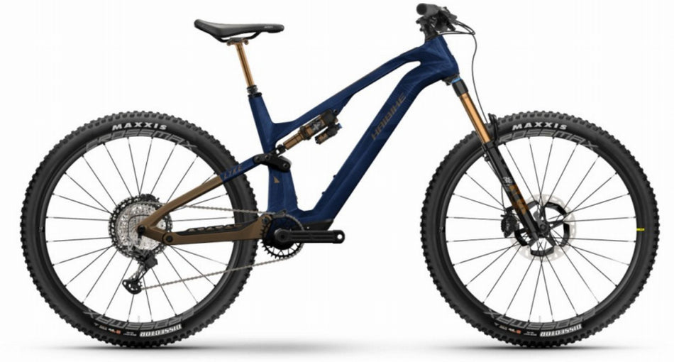 Haibike Lyke CF SE 430 Wh E-Bike Fully 29" navy/bronze - gloss