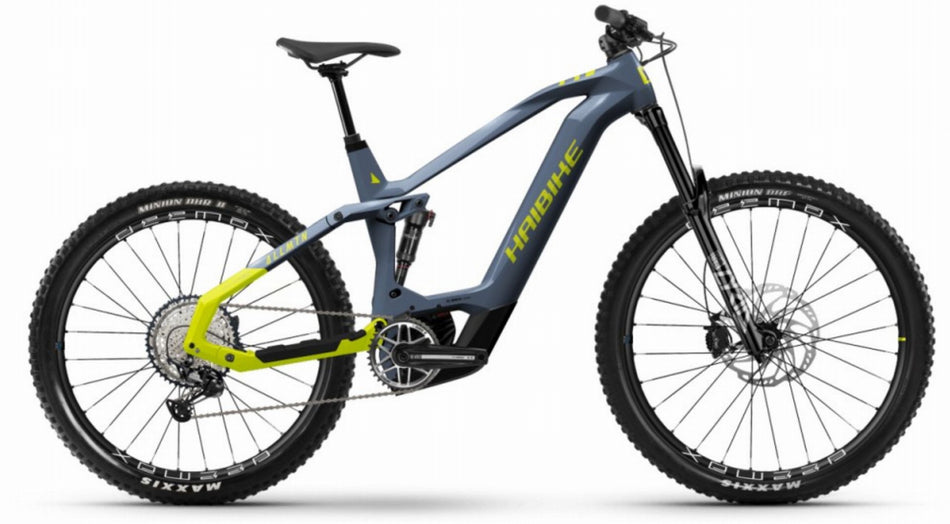 Haibike AllMtn CF 11 750 Wh E-Bike Fully 29"/27,5" slate/neon yellow - gloss