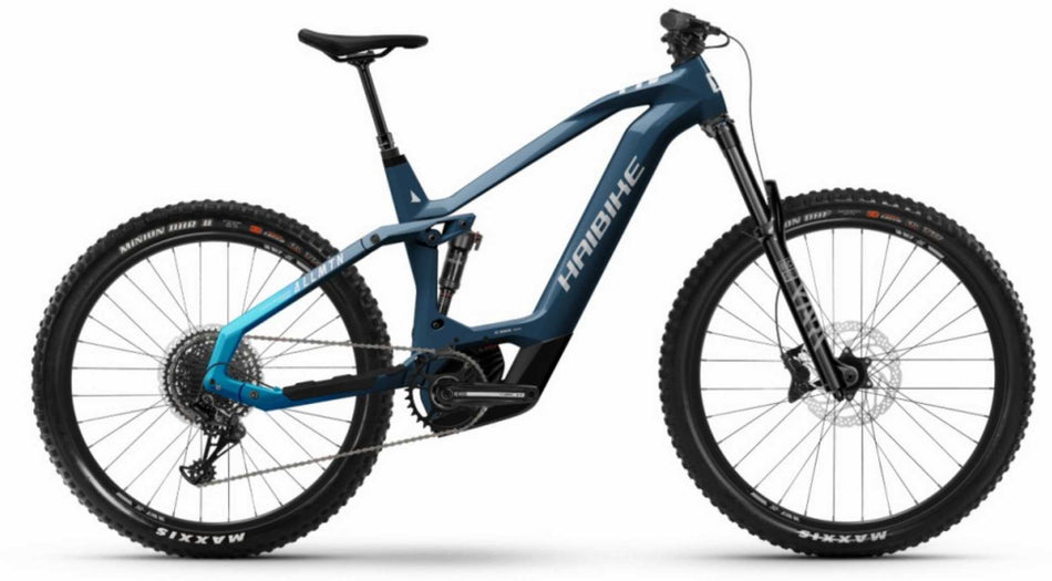Haibike AllMtn CF 9 750 Wh E-Bike Fully 29"/27,5" gloss fade blue white