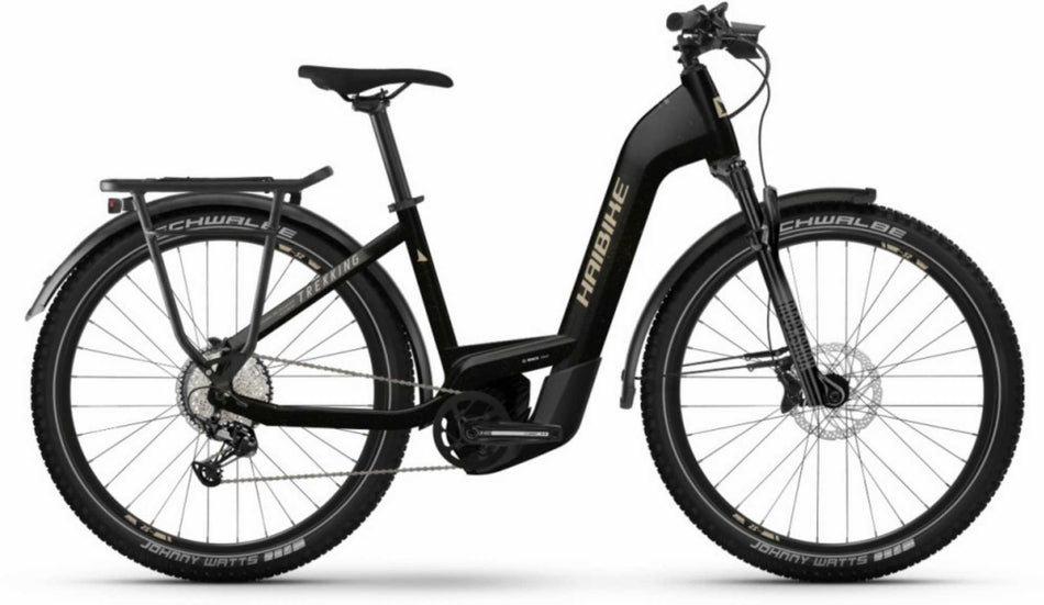 Haibike Trekking 11 750 Wh E-Bike Wave 27,5" gloss black metal tan