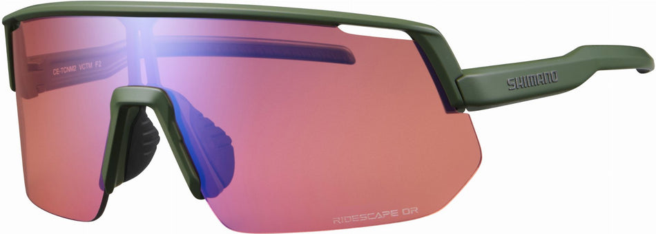Shimano Technium 2 L Offroad Sportbrille dark olive one size