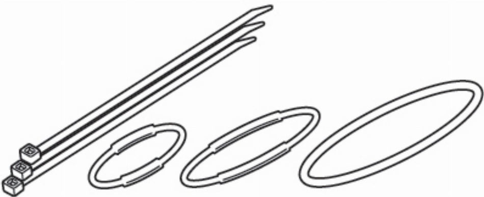 Cat Eye Computerhalter Kabellos Gummi - Befestigungskit